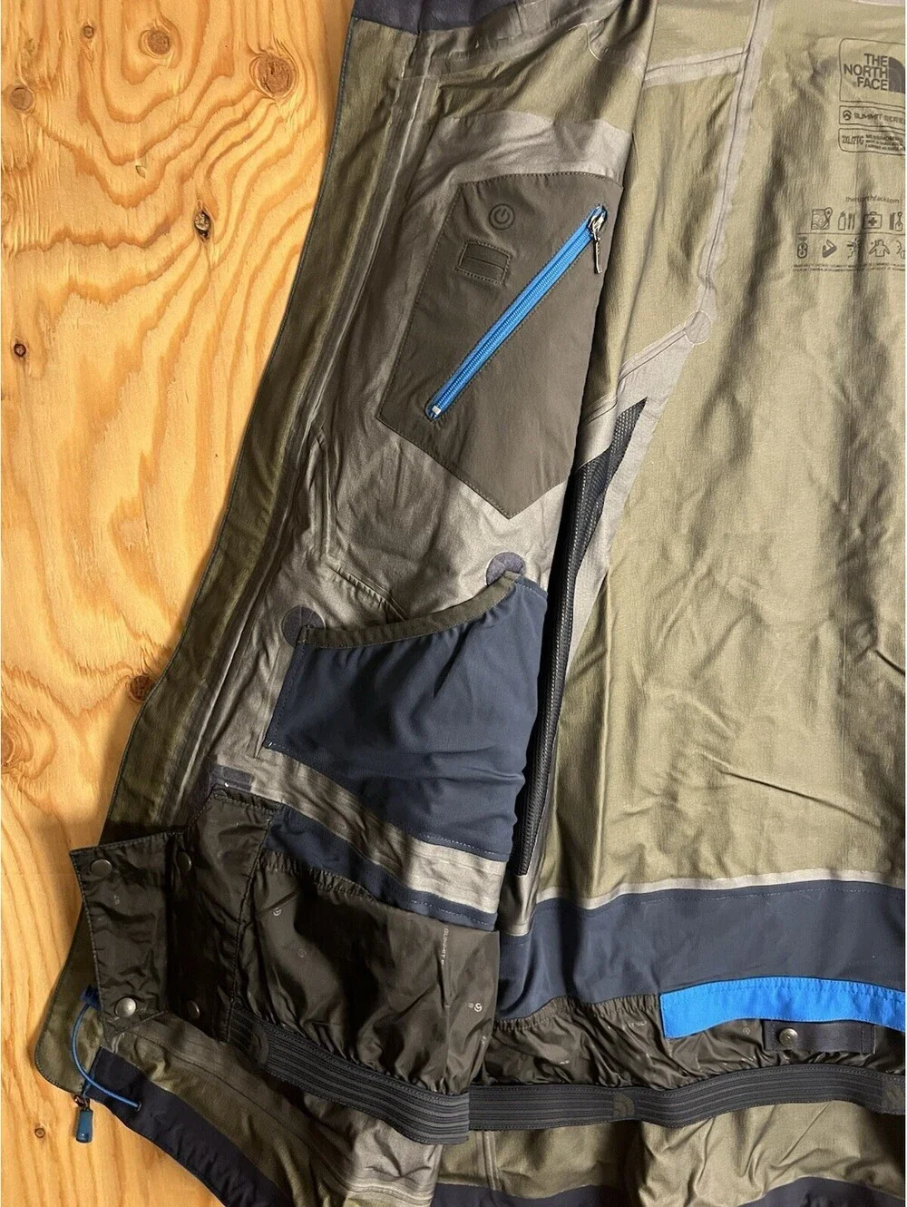 The North Face Free Thinker Goretex Jacket Mens 2XL Blue Steep Series Ski RECCO